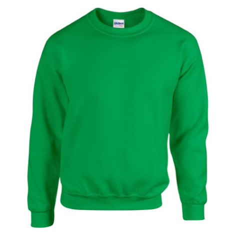 Pevná směsová mikina přes hlavu 50% bavlna, 50% polyester, zelená irská, vel.XXL Gildan