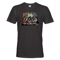 Pánské tričko s potiskem Kiss - parádní tričko s potiskem metalové skupiny Kiss
