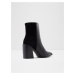Černé dámské kotníkové boty na vysokém podpatku ALDO Coanad