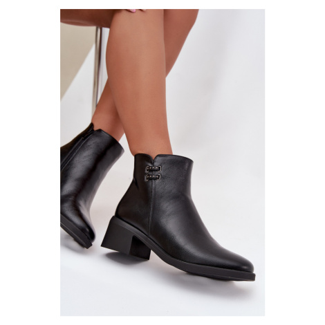 Zateplené dámské kotníkové boty na klínu Delmira EVENTO