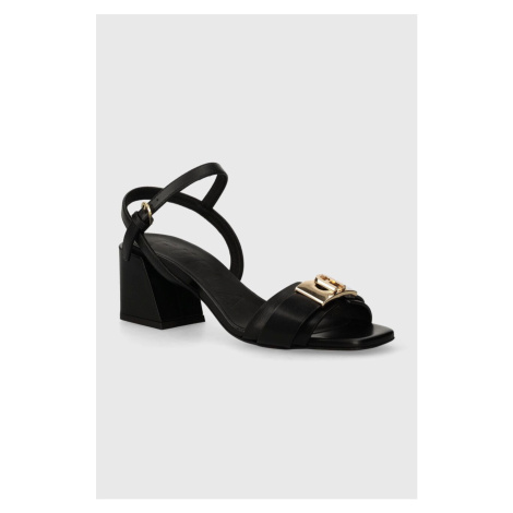 Kožené sandály Furla ZOE černá barva, YH70FZE Y62000 O6000