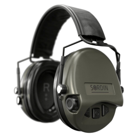 Elektronické chrániče sluchu Supreme Mil-Spec AUX SFA Sordin® – Zelená
