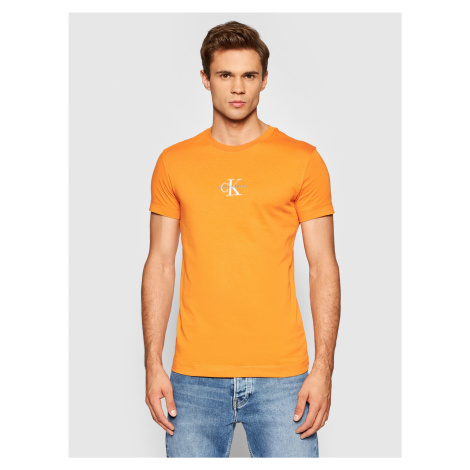 Calvin Klein pánské oranžové triko