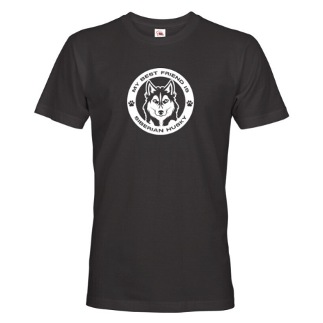 Pánské tričko Husky -  dárek pro milovníky psů BezvaTriko