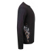 Kappa LOGO MILEV Pánské triko s dlouhým rukávem, černá, velikost