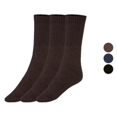 LIVERGY® Pánské ponožky, 3 páry