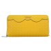 Dámská koženková pouzdrová peněženka Dar, žlutá