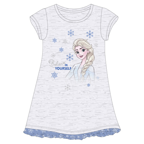 Frozen - licence Dívčí noční košile - Frozen 5204A336, světle šedý melír Barva: Šedá