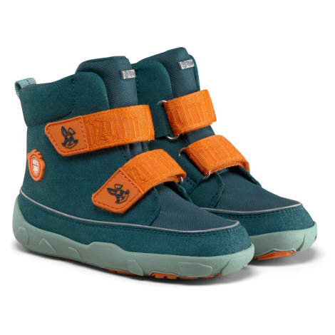 Barefoot dětské zimní boty Affenzahn - Comfy Bunny modré