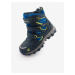 Tmavě modré dětské kotníkové zimní boty Alpine Pro Rogio