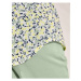 Blancheporte Košile s potiskem květin, bavlna světlá zelená