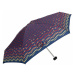 Skládací deštník mini Čárkování, tmavě modrá