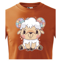 Dětské tričko se zvířecím motivem - Beránek - dárek na narozeniny