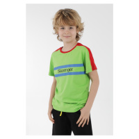 Zelené chlapecké tričko Slazenger Pat
