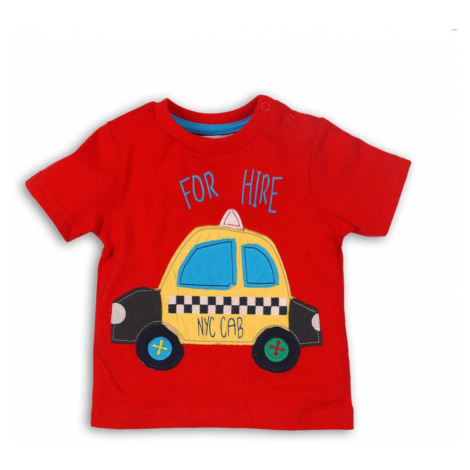 tričko chlapecké TAXI, Minoti, BUS 5, červená