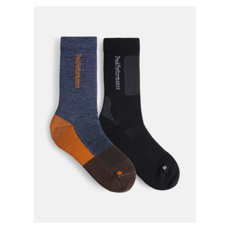 Ponožky 2-pack peak performance hiking sock 2-pack černá
