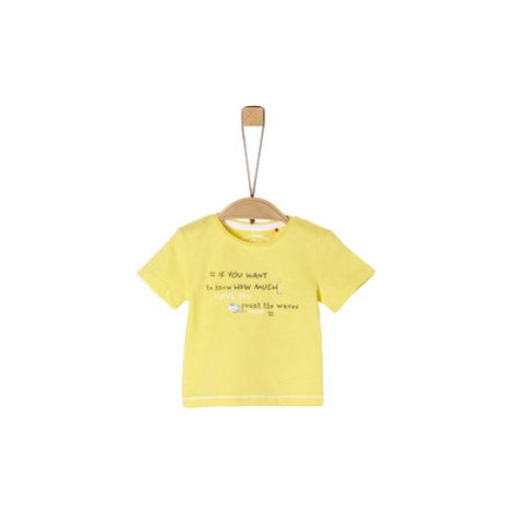 s. Oliver tričko, světle žluté s.Oliver