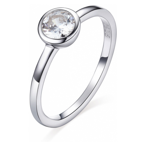 Linda's Jewelry Stříbrný prsten Shiny Pure Effect IPR044 Velikost: 55