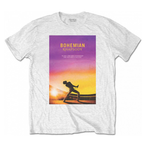 Queen tričko, Bohemian Rhapsody White, pánské RockOff