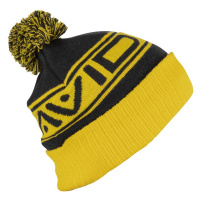 Avid Carp Čepice Bobble Hat Black & Yellow