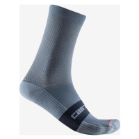 CASTELLI Cyklistické ponožky klasické - ESPRESSO 15 - šedá