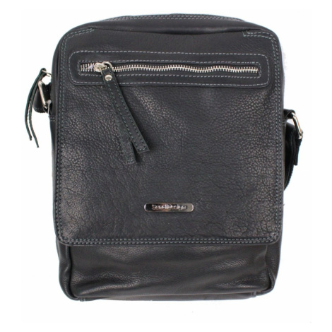 Sendi Design Pánská kožená taška přes rameno Floyd černá