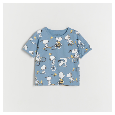 Reserved - Oversize tričko Snoopy - Modrá