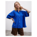 Modrá dámská oversize košile ZOOT.lab Rhiannon