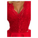 Červené elegantní šaty ADELL Červená