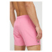 Plavkové šortky Lacoste růžová barva, MH6270-528