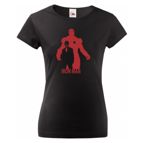 Dámské tričko s motivem IRON MANA - skvělý dárek pro fanoušky Marvel BezvaTriko