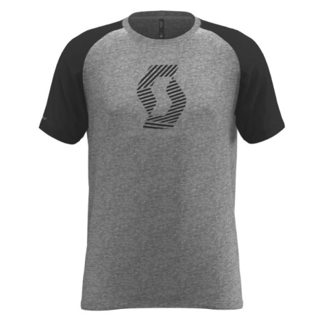 SIDI Tee M´s 10 Icon Raglan s/sl tričko šedá/černá