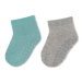 Sterntaler ABS ponožky dvojité balení uni krátké světle zelené