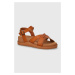 Sandály Roxy dámské, hnědá barva, na platformě, ARJL200848