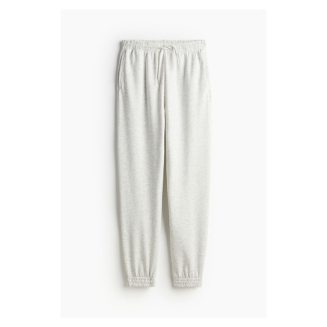 H & M - Kalhoty jogger's vysokým pasem - šedá H&M