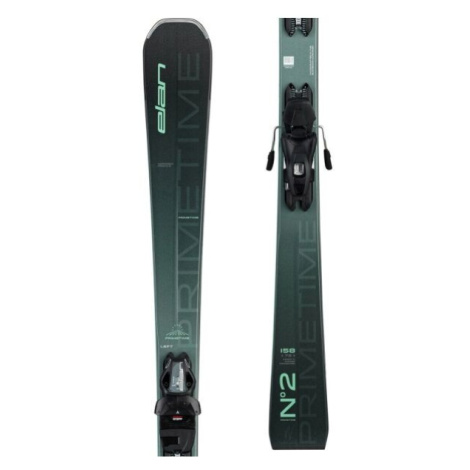 Elan PRIMETIME N&deg;2 W PS + EL 9 GW Dámské sjezdové lyže, tmavě zelená, velikost