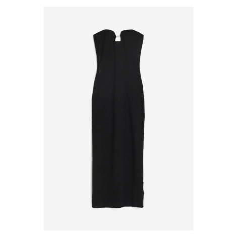 H & M - Šaty tube dress's korálkem - černá H&M