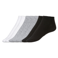 LIVERGY® Pánské nízké ponožky s BIO bavlnou, 7 párů (černá/bílá/šedá)
