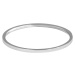 Troli Elegantní minimalistický prsten z oceli Silver 49 mm
