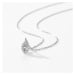 GRACE Silver Jewellery Stříbrný náhrdelník se zirkony Lucie, stříbro 925/1000 NH1277-RHN1147/100