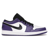 Jordan 1 Low Court Purple White