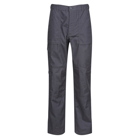 Regatta Pánské pracovní kalhoty TRJ330 Dark Grey (Solid)