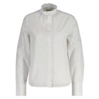 KOŠILE GANT REG SOLID FRILL DETAIL SHIRT WHITE