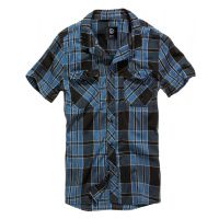 Pánská košile Brandit Roadstar Shirt -modrá,černá