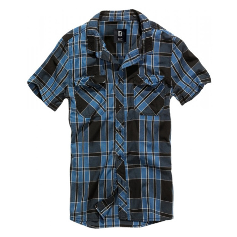 Pánská košile Brandit Roadstar Shirt -modrá,černá