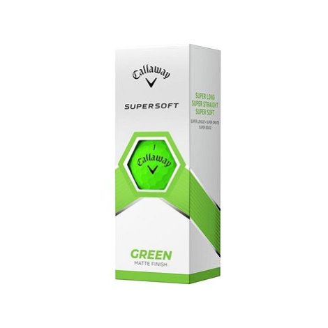 Callaway Supersoft míčky Matte, 12ks zelené
