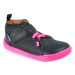 PEGRES CELOROČKY Skinny SBF62F Black/Pink | Dětské celoroční barefoot boty