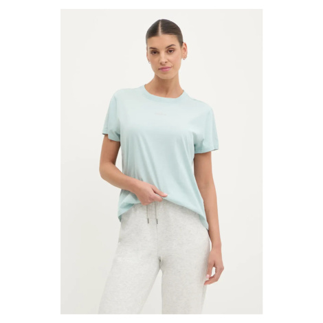 Bavlněné tričko Dkny modrá barva, DP5T9994