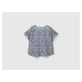 Benetton, Patterned Blouse In Light Cotton