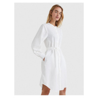 Bílé dámské košilové šaty Tommy Hilfiger